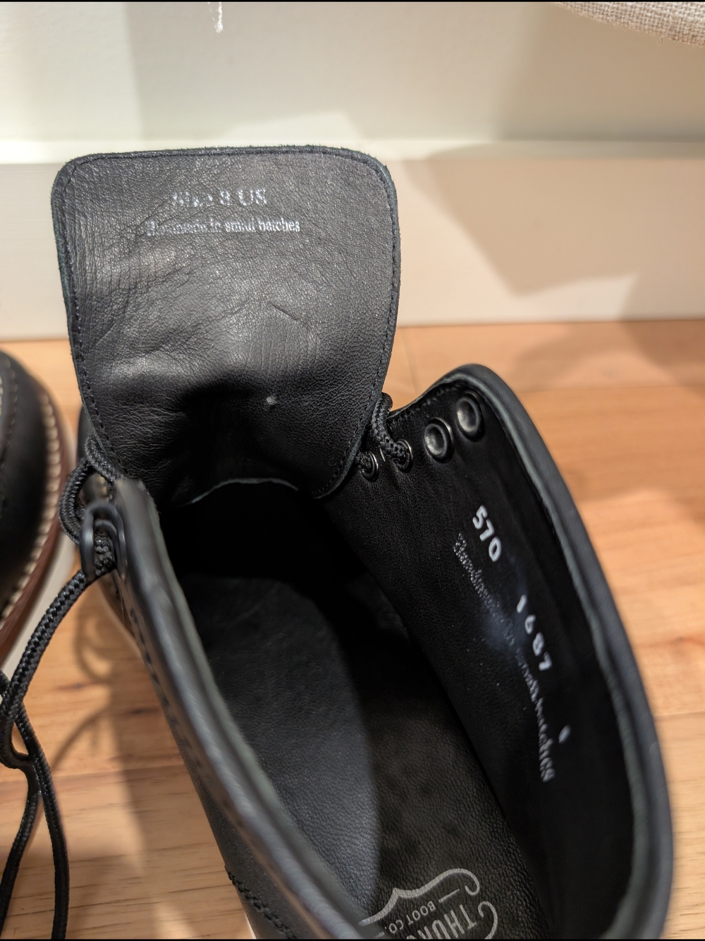 Thursday Boot Co Matte Black Diplomat - Picture 4 of 6